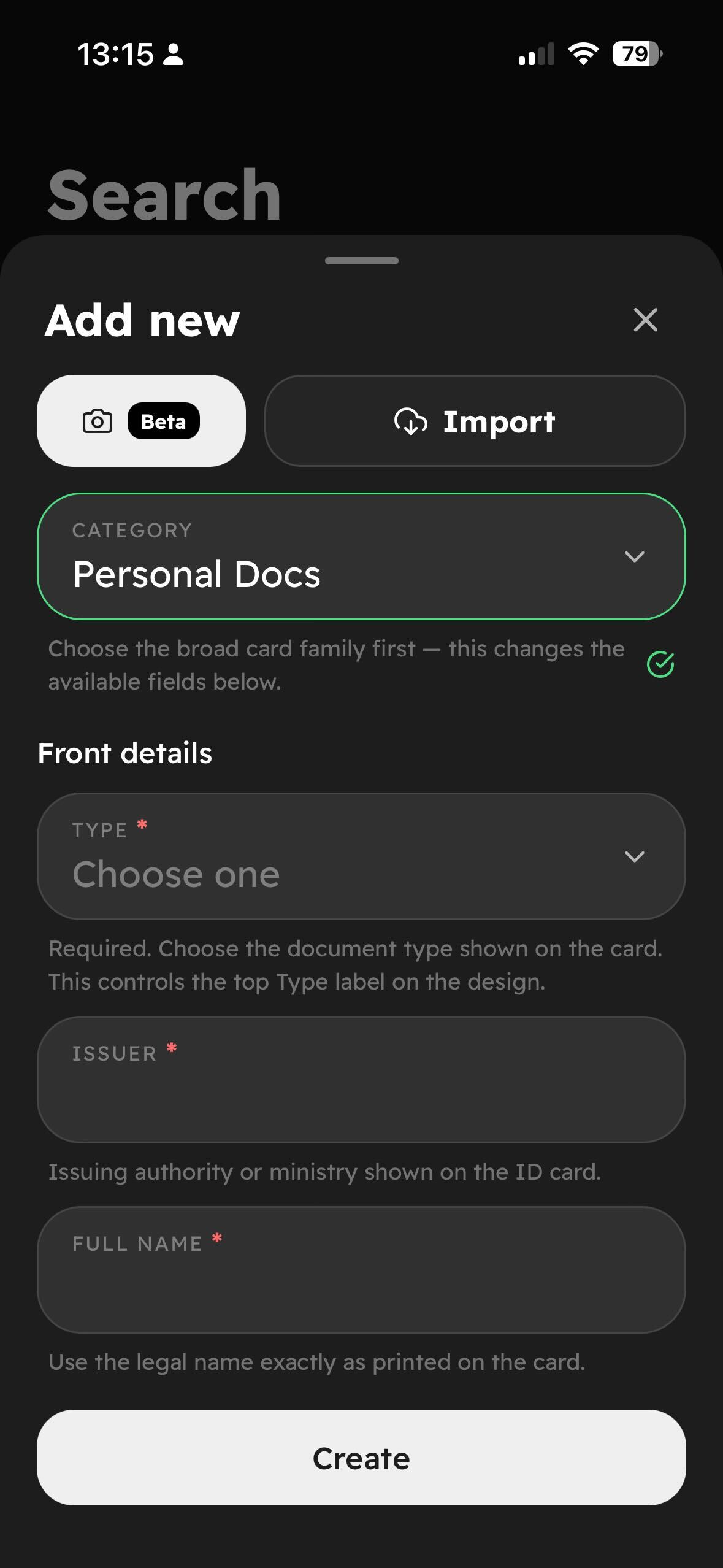 Pocket ID Screenshot 1