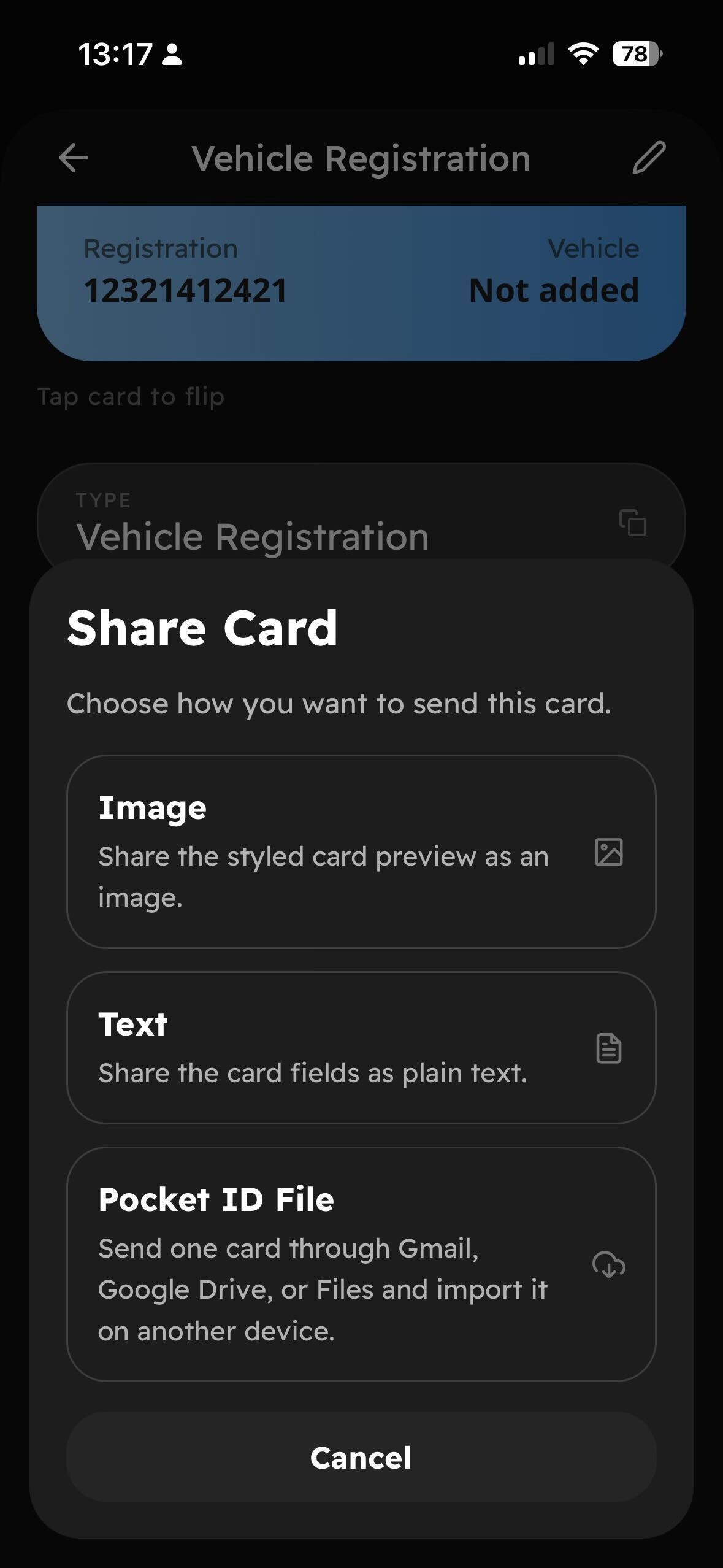 Pocket ID Screenshot 2