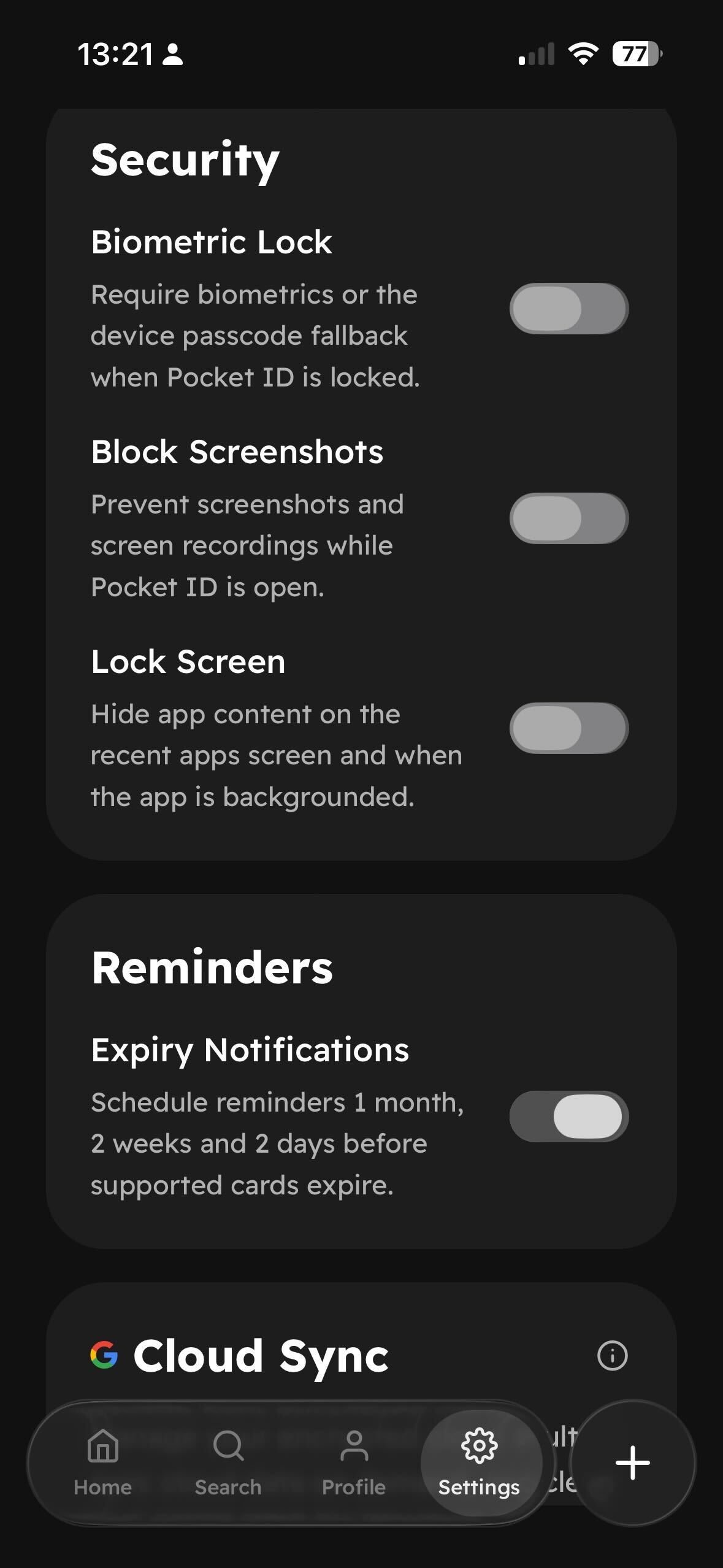 Pocket ID Screenshot 5
